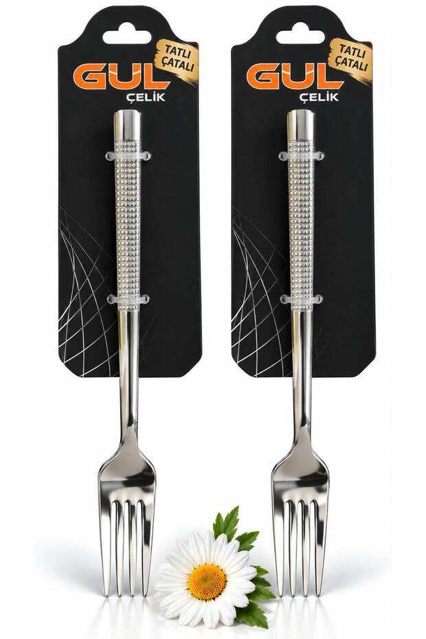 Dessert Forks 12-Piece Wicker Model Stainless Steel 18/0 Quality