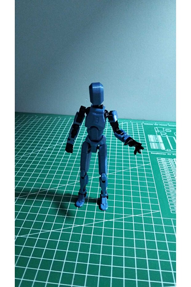 3d Dummy Figür Mavi Renk