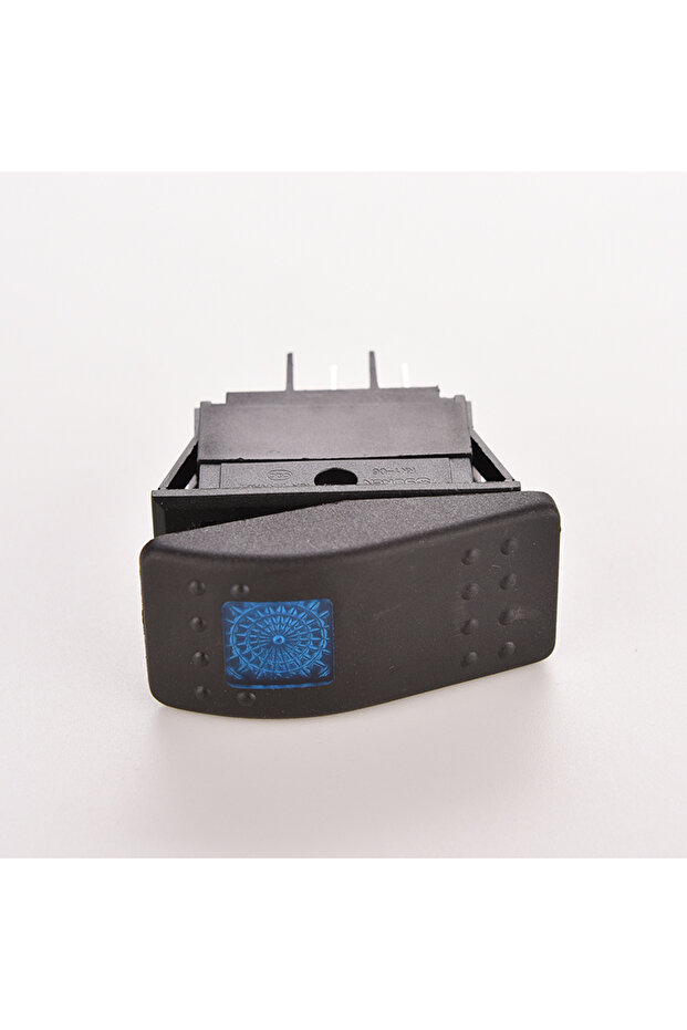 BL 1PCS 20A 12V DC SPST 3Pin ON OFF Waterproof Marine Switch Rocker Single LED Bar Rocker Toggle Swi