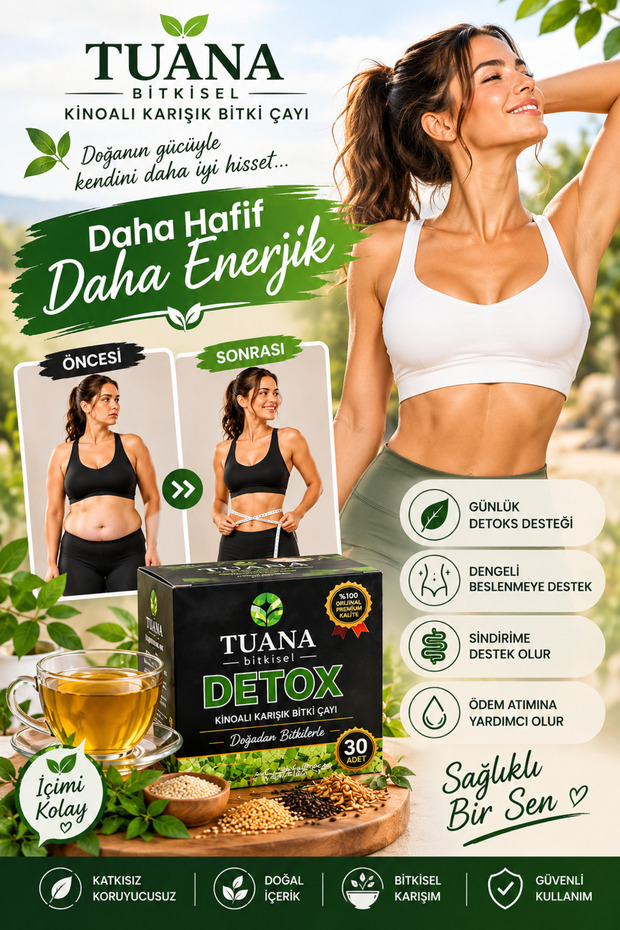 Detox Kinoa Bitkisel Çay