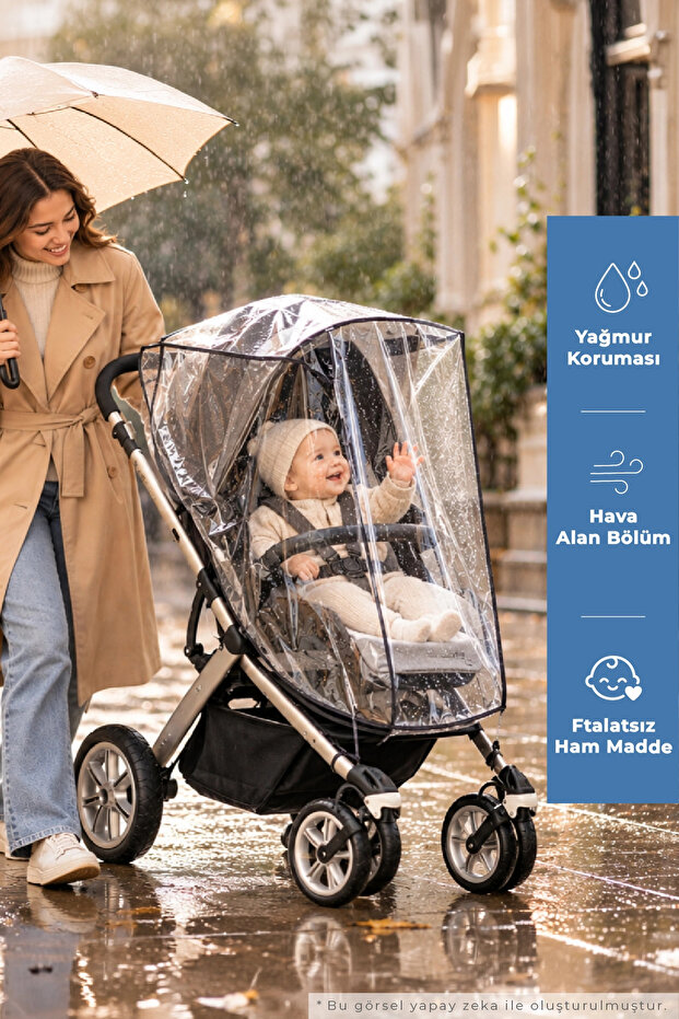 New Baby Stroller Rain Cover Phthalate-Free 205