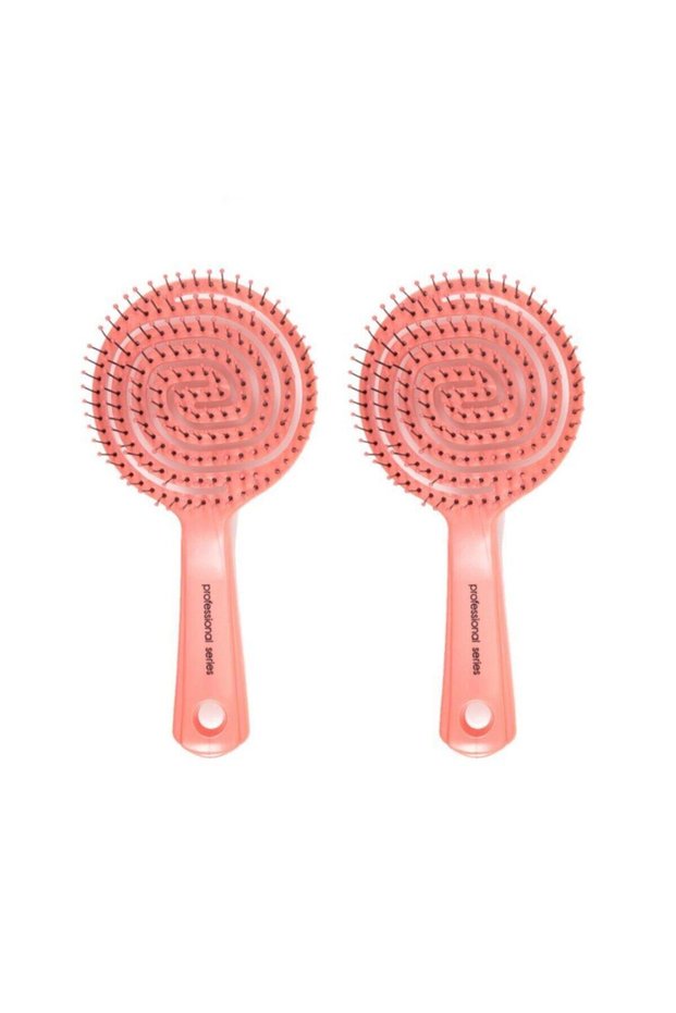 Pro Three Dimensional Hair Brush - 2 Pieces