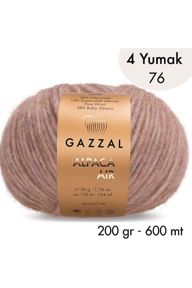 Alpaca Air 76- 4 Yumak 200 Gr