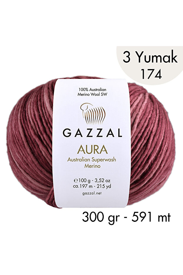 Aura 174 - 3 Yumak 300 Gr