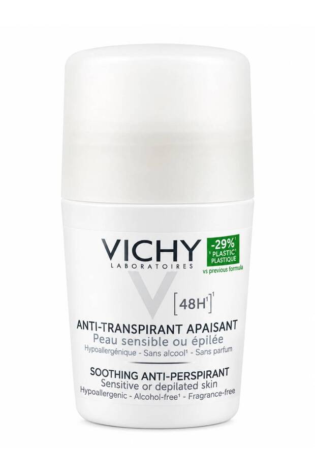 Roll 50 ml Sensitive 48h Np( 320324) --- فيتشي مزيل عرق للبشره الحساسه 50مل غير معطر
