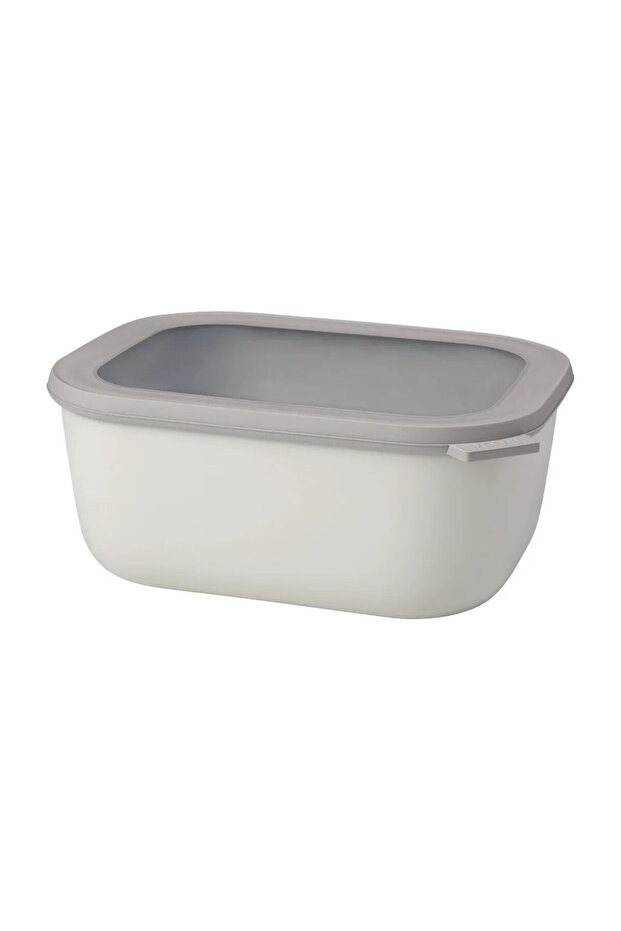 Multi Bowl Cirqula Rectangular Saklama Kabı 3000 ml – Beyaz