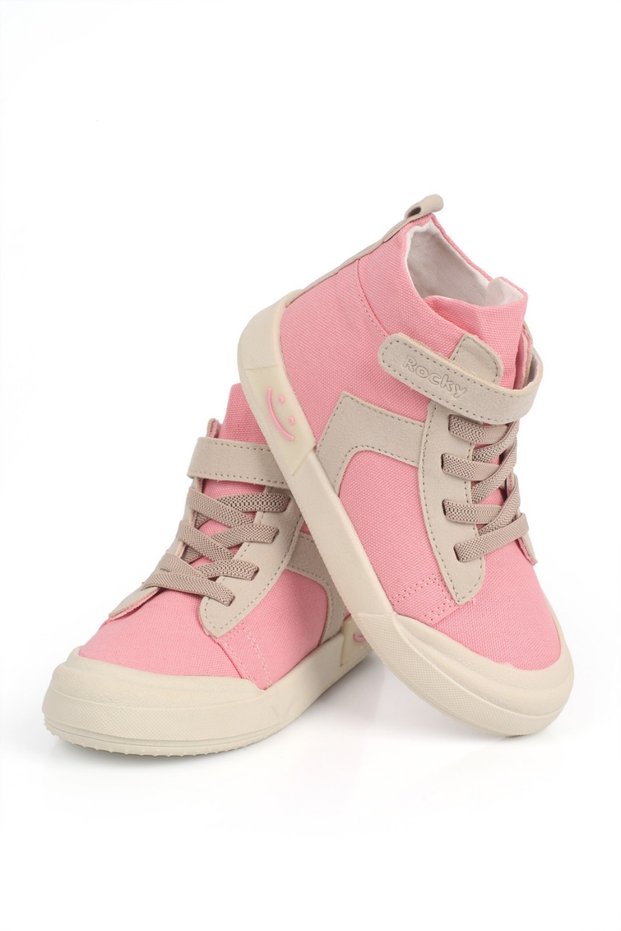 Bobo Boy Girl Orthopedic Comfortable Sole Lace-Up Linen Sneaker