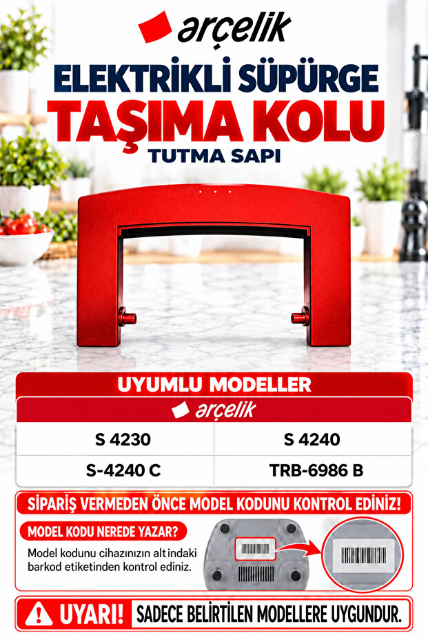 S 4240 Orijinal Süpürge Taşıma Sapı