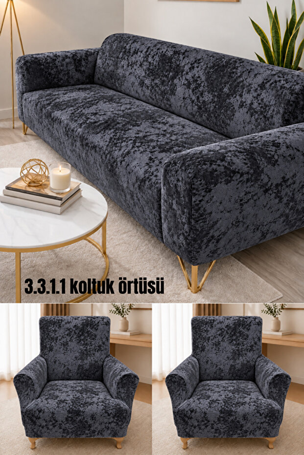 Velvet sofa cover 3.3.1.1 sofa cover