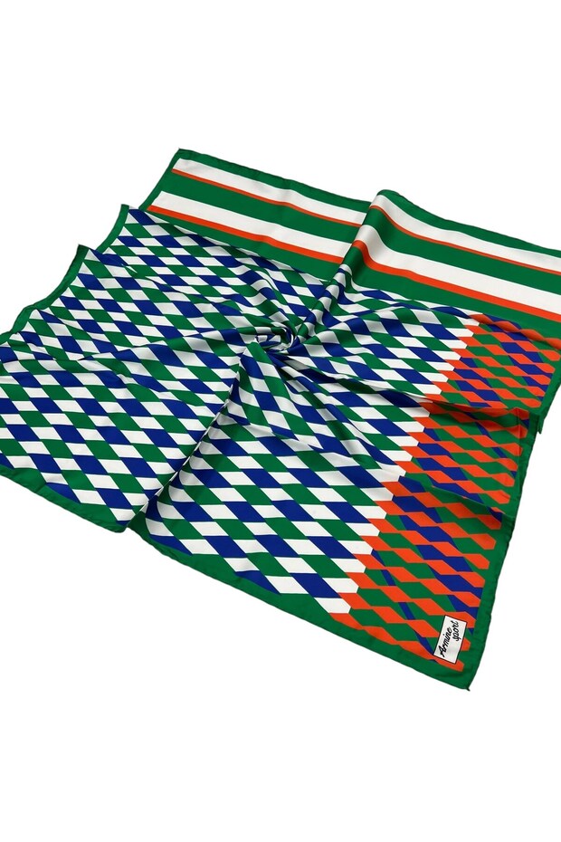 Sport Scarf - 8031-03 Green Blue