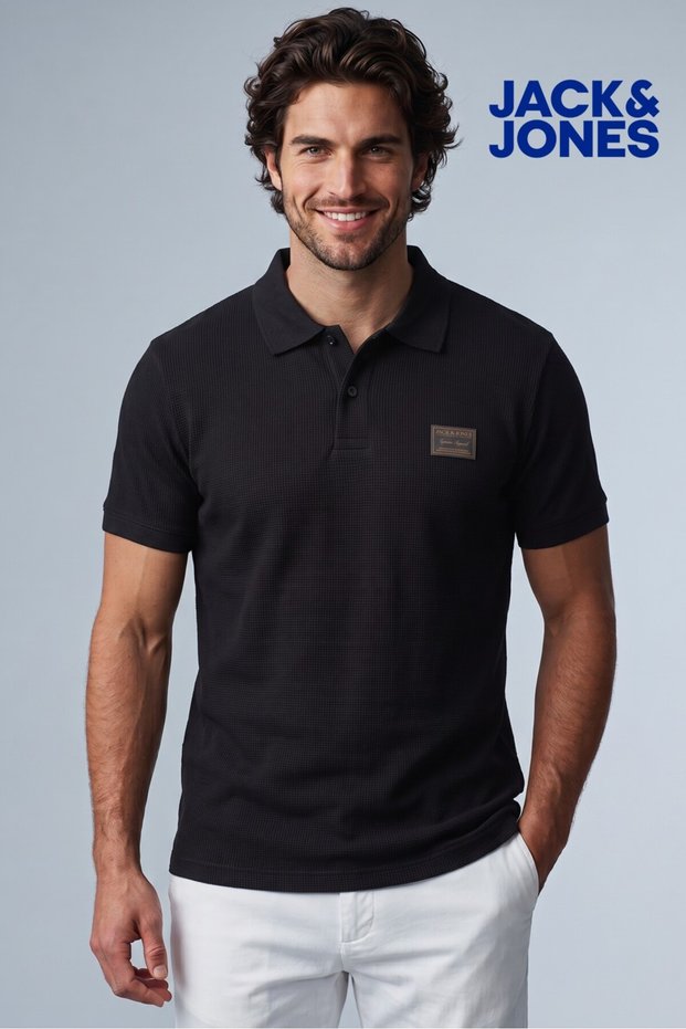 Jack&Jones 12294713 Jjdaytona Polo Collar Short Sleeve Tsh