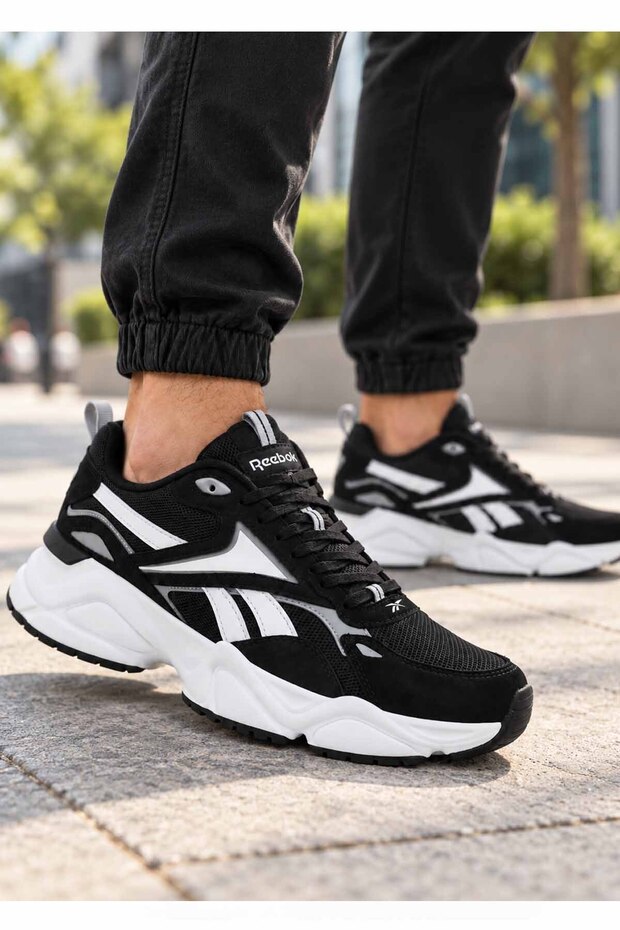 Charge Run Men's Black Sneaker Daily Running Sports Shoes