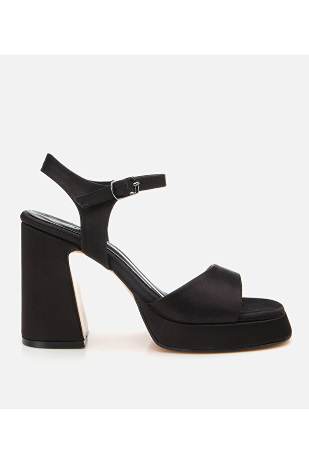 Women's Black Evening Dress High Heel Sandals