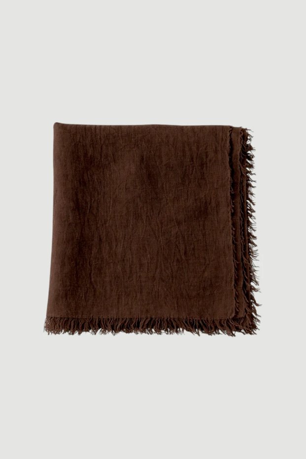 Tasseled Shawl - Brown