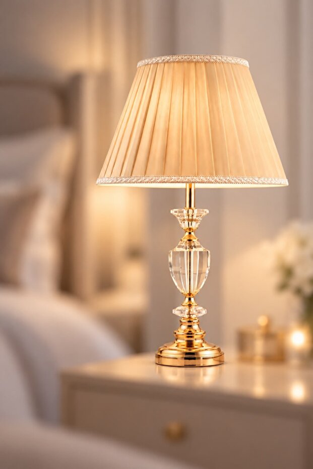 Istanbul Chandelier Platinum Gold Luxury Lampshade