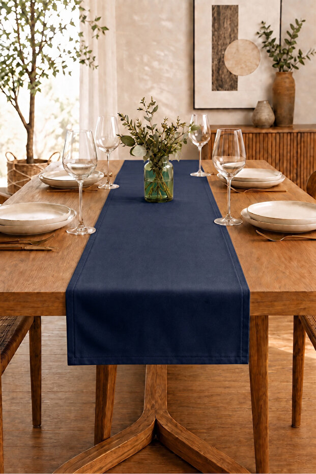 American Service, Navy Blue Square Runner