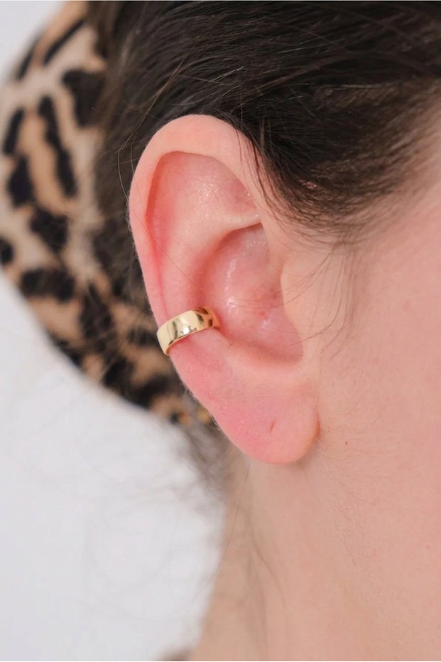 Gold Basic Cuff (kıkırdak Küpesi)