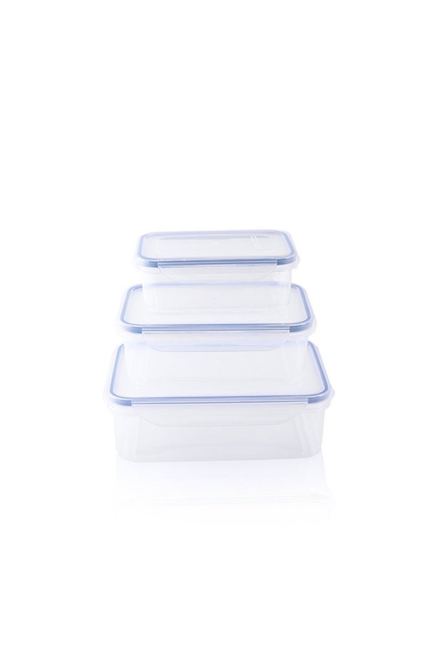 Set of Plastic Case Boxes 3 Pcs