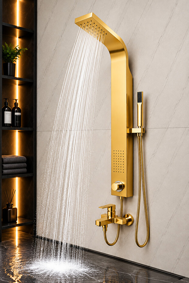 Robot Gold Panel Duşu
