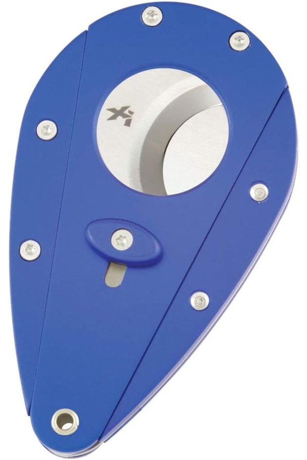 The Big Easy Tobacco Accessories 9323BL XI1 Metal Blue Cutter
