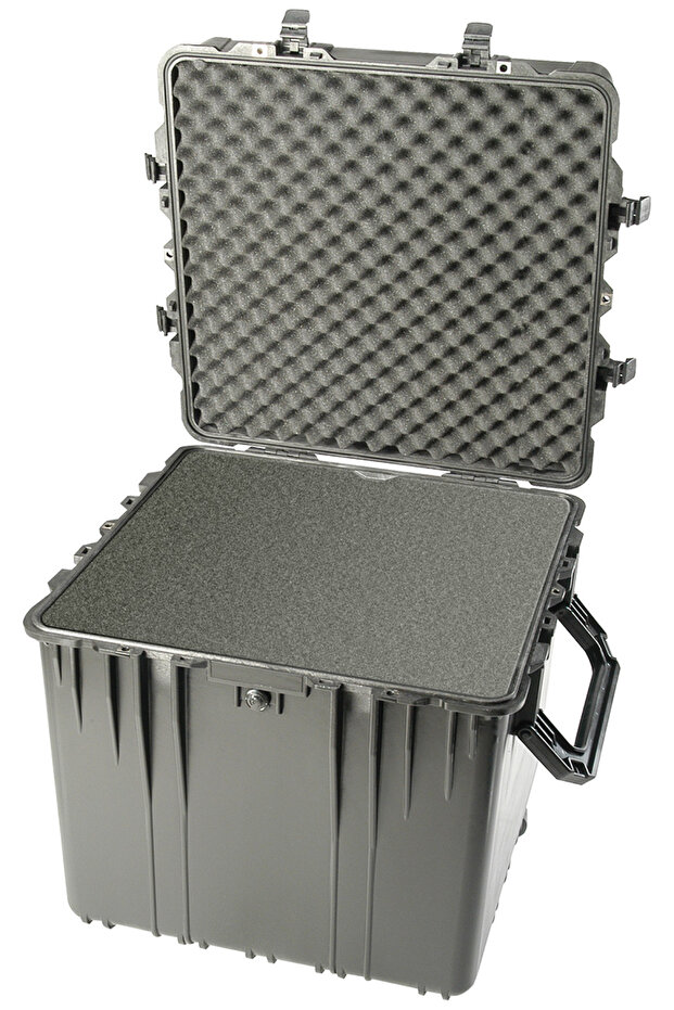 0370 Protector Cube Case Black - With Foam | Waterproof Crushproof Dustproof Protective Case