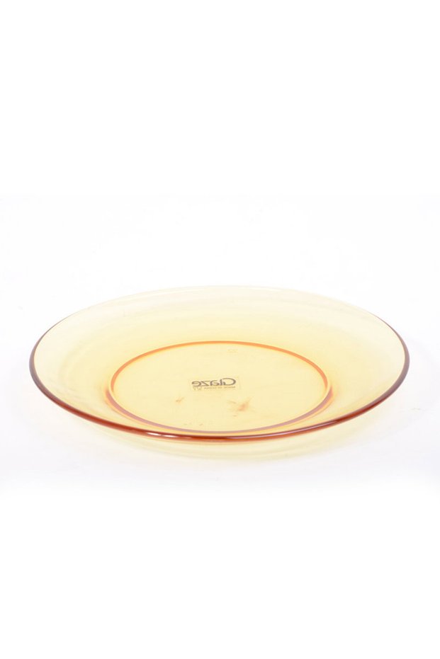Medium Amber Color Serving Plate