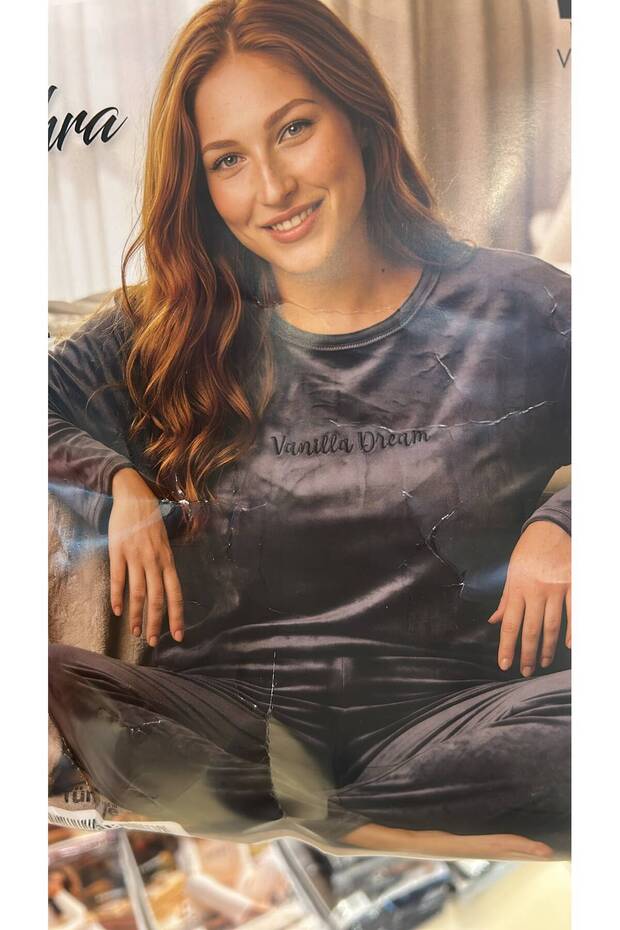 Velvet Battal Pajama Set