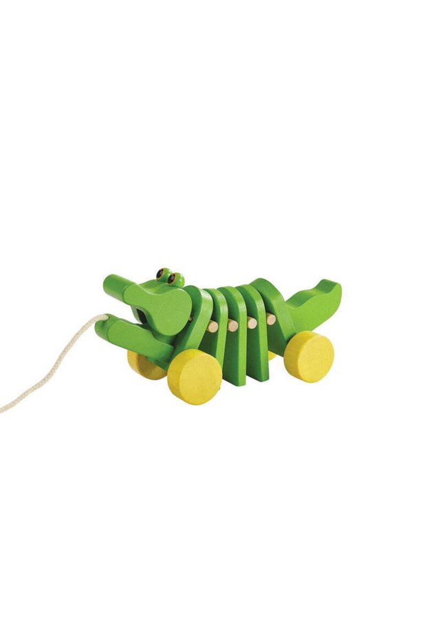 Dancing Alligator — Wooden Toddler Toy