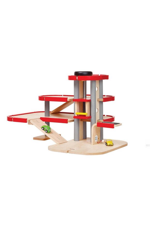 Parking Garage — Wooden Toy Vehicle