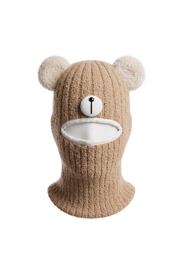 Unisex Children's Fleece Snow Mask for Ages 5-9