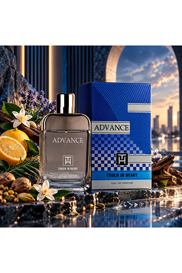 Advance Eau de Parfum 100ml | Fresh Citrus, Spicy & Woody Fragrance | Modern Scent Choice
