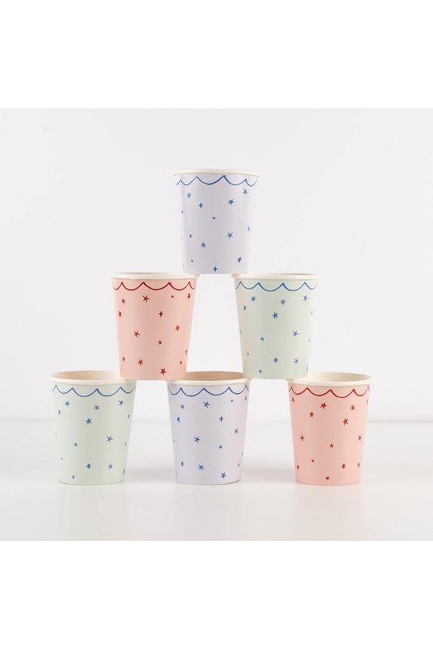 Star Pattern Cups