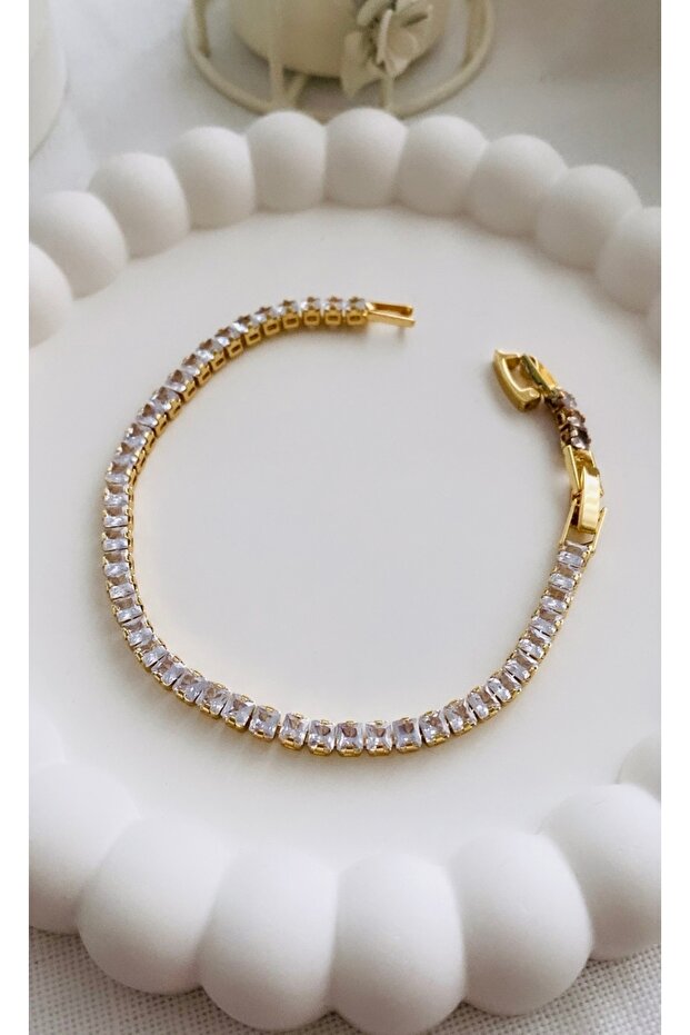 Steel Square Cut Waterway Stainless Bracelet