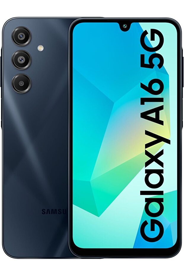 Galaxy A16 5G (Blue Black, 6GB RAM, 128GB Storage) | Super AMOLED | 50MP Triple Camera with Ultra Wide Lens | 6 OS & 6 Years Security Updates | IP54 | Tap & Pay | 5000mAh