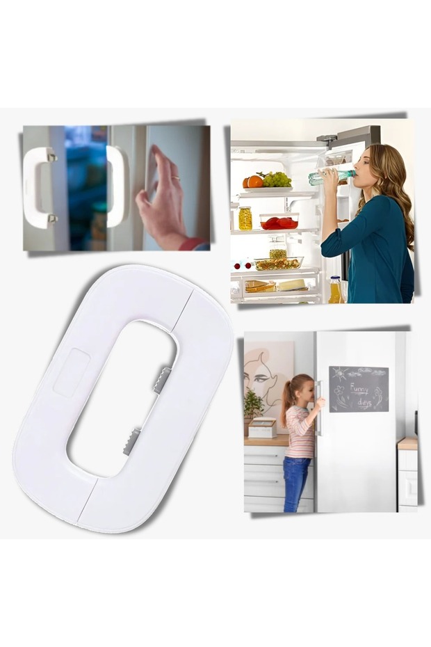 Adhesive Child Safety Lock Cabinet Refrigerator Drawer Door Lock 111 mm
