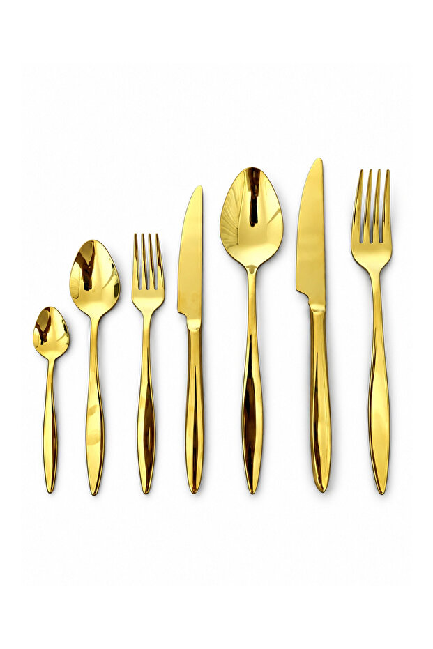 90 Piece Cutlery Set for 12 People Coral