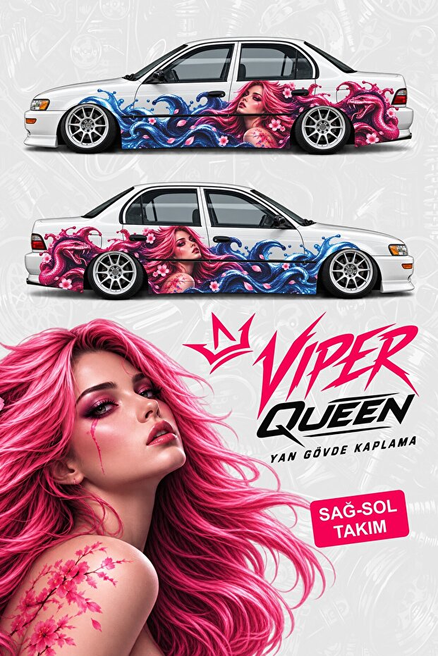 VIPER QUEEN Yan Gövde Kaplama Seti