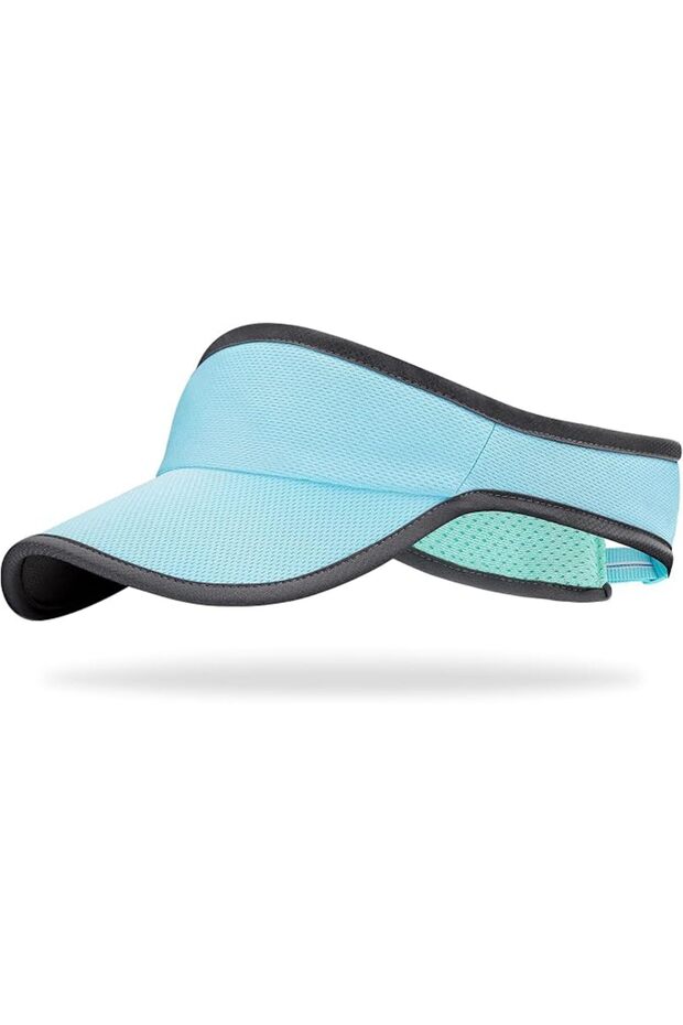 Sun Visor Hat, Adjustable Headband, Quick-Dry Fabric, UPF Sun Protection, Lightweight, Packable, for