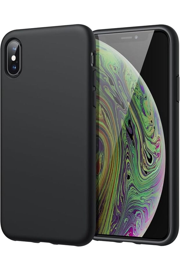 Silicone Case for iPhone Xs and iPhone X, Black
