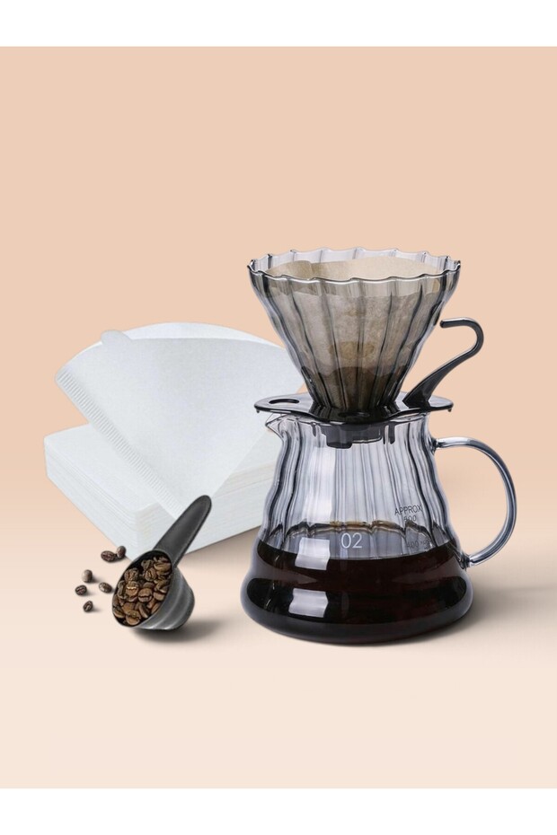 Distillation kit, funnel and server 02
