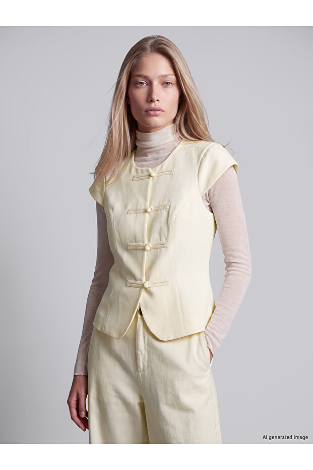 Alita City Lcw Vision White Gabardine Plain Oval Neck Women's Blouse with a Difference