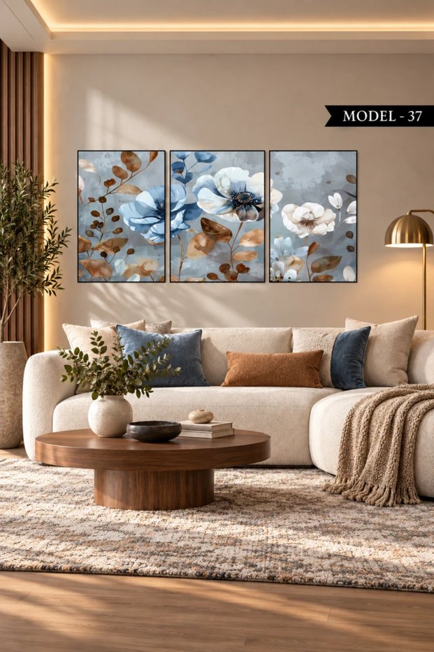 Adhesive Felt Painting - Poster Flower (Model- 37)
