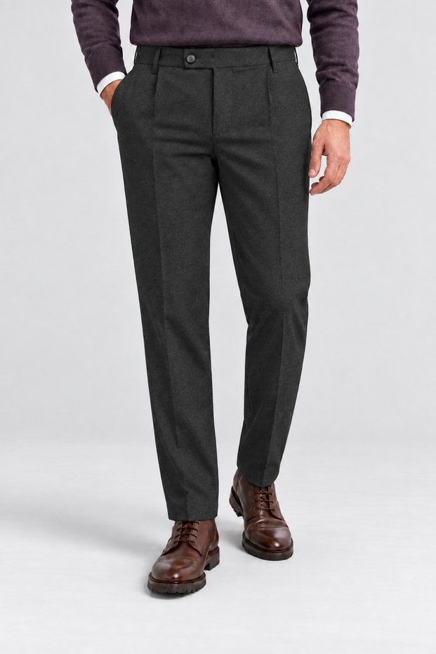 Men'S, Tongue Detail, Large Size, Old Money Culture, Summer-Spring, Fabric Pants 296