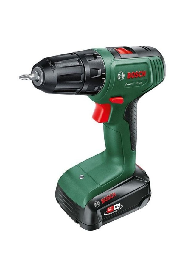 Easydrill 18V, 2Ah, Quick Chuck Drill/Driver, Green