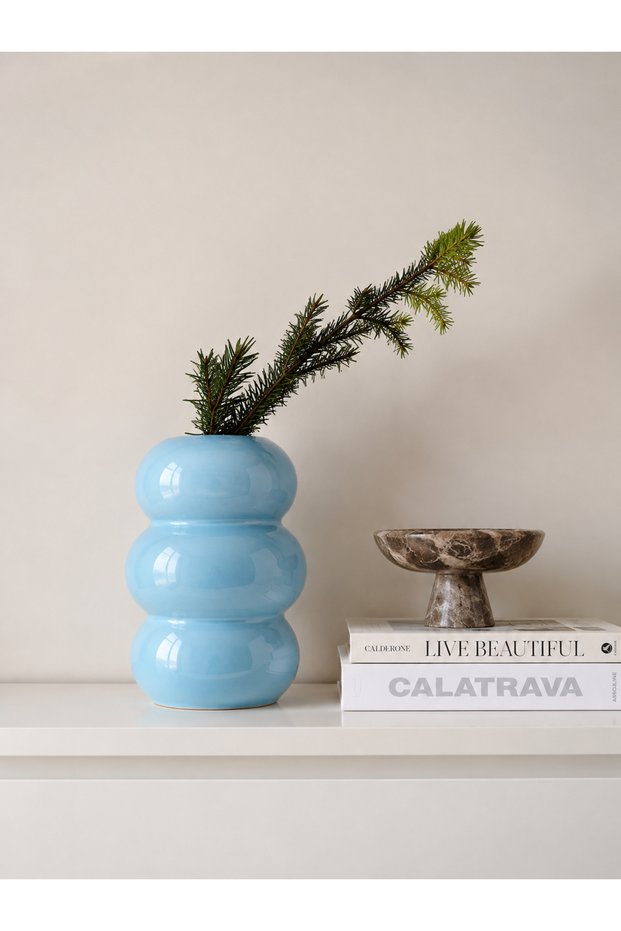 Basel Blue Vase Decorative Object