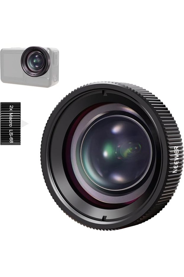 طقم عدسات بفلتر ND متغير متوافق مع DJI Osmo Action 5 Pro/4، قابل للتركيب بالبراغي ومتعدد الطبقات عالي الدقة