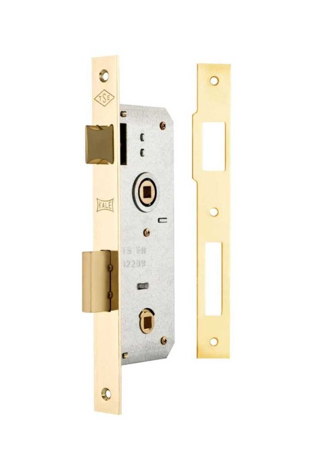 Kale 169/35mm Ball Bearing Wc Flush Chrome Interior Door Lock (772)