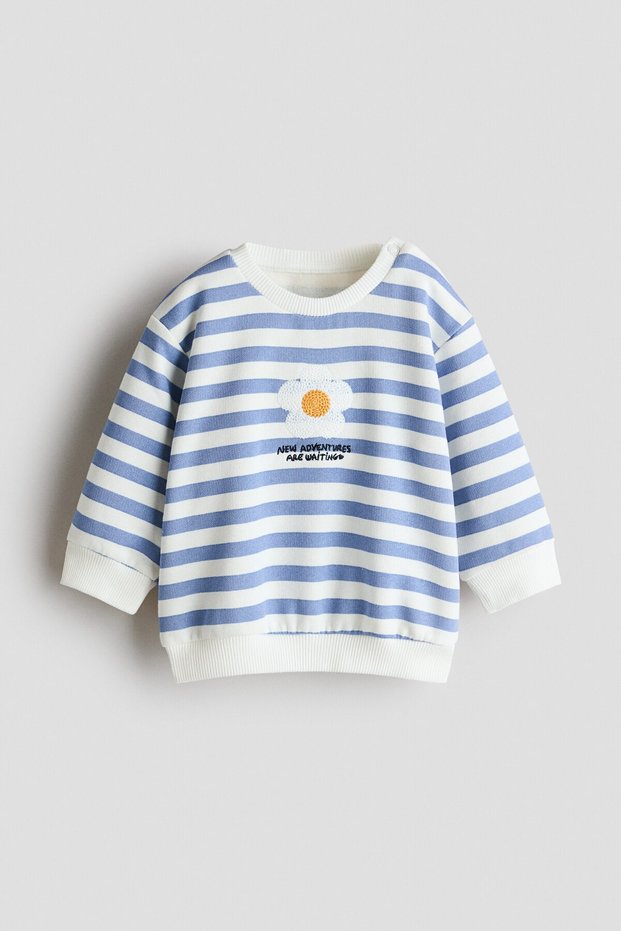 Pelüş Aplikeli Sweatshirt