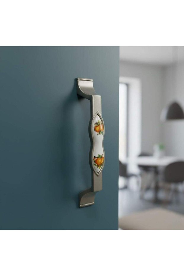 Furniture Handle Satin/White 128mm (198-48-128-81)