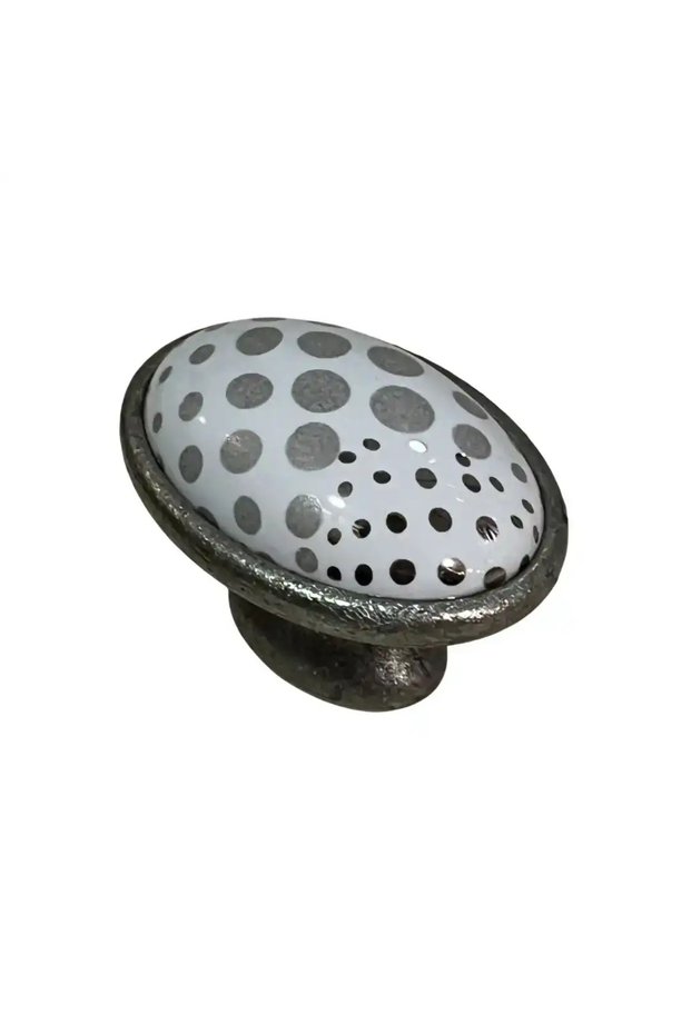 Button Handle White (198-30-D-20)